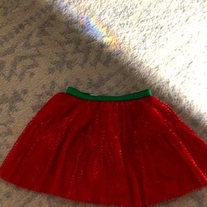 Is is a Red and green skirt
